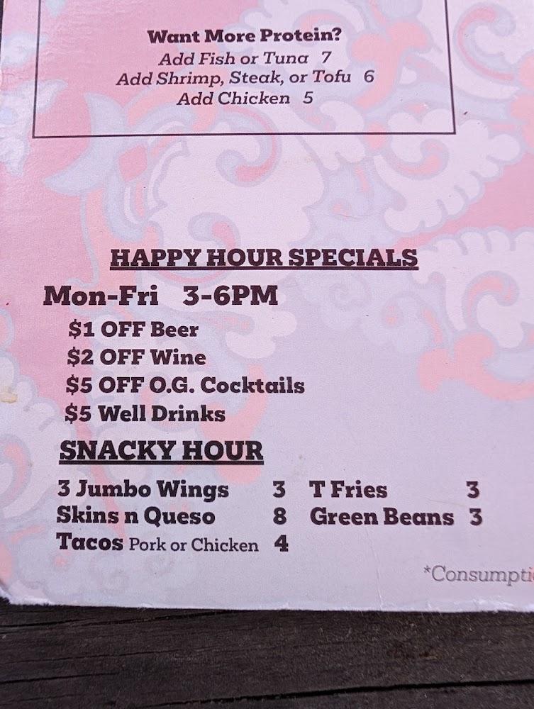 Dragonfly Tavern Menu image 1