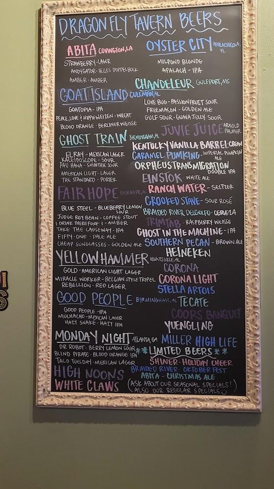 Dragonfly Tavern Menu image 4